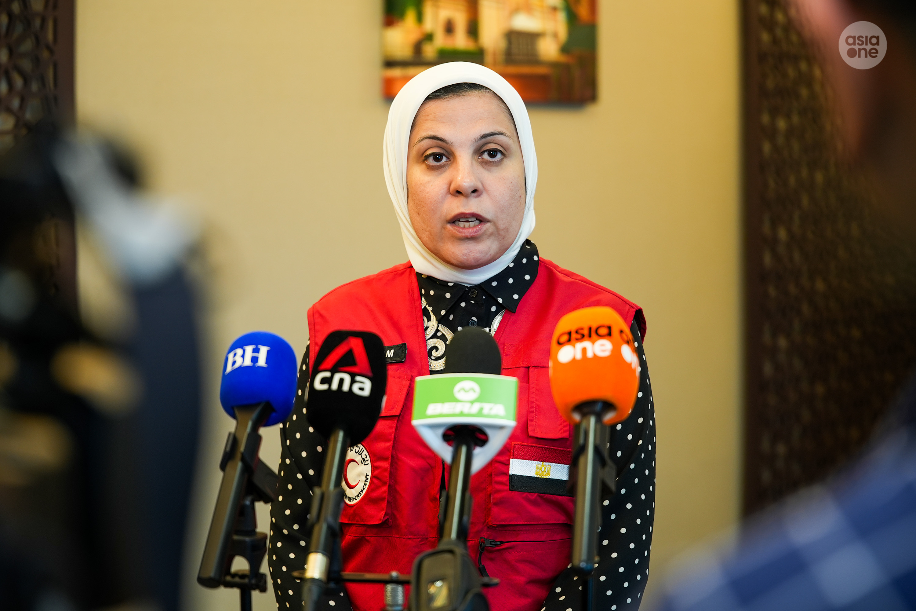 Egyptian Red Cross chief executive Dr Amal Emam.