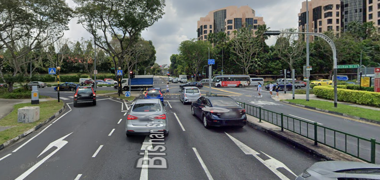 View of the junction where the accident took place.