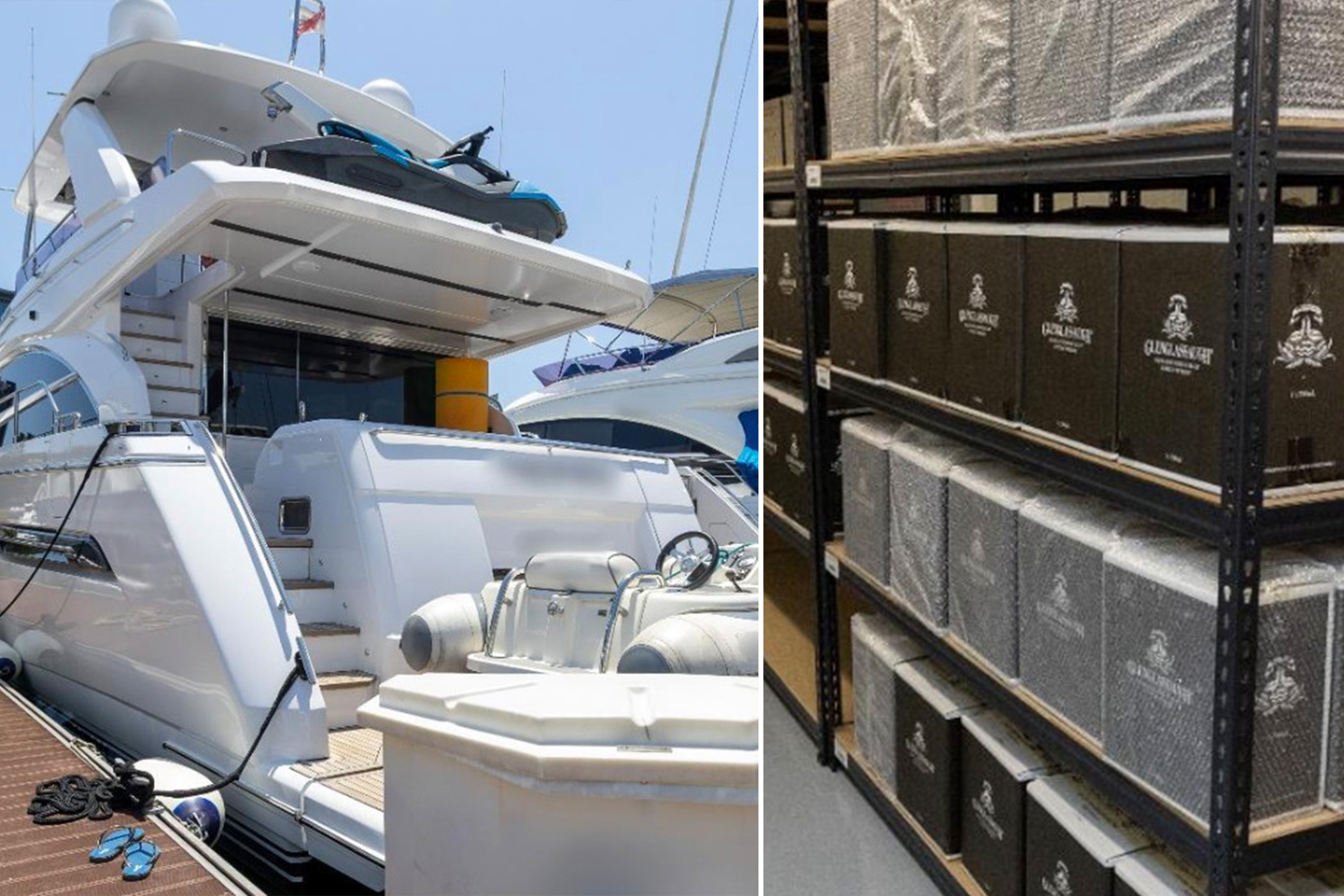 Police seized and issued prohibition of disposal orders against six properties and various financial assets, including bank accounts, securities accounts and cash, with a total estimated value of more than S$150 million. Other assets, including a yacht, 11 cars and multiple bottles of liquor were also subjected to prohibition of disposal orders. 